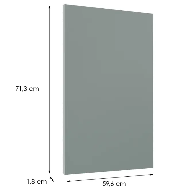 Előlap szekrény Luxeo F08-D60ZS-AX green,2