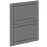 Előlap szekrény Luxeo F13-D60S2_D60S2+1_D60IN-AX hampton dark grey