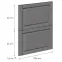 Előlap szekrény Luxeo F13-D60S2_D60S2+1_D60IN-AX hampton dark grey,2