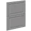 Előlap szekrény Luxeo F13-D60S2_D60S2+1_D60IN-AX hampton grey