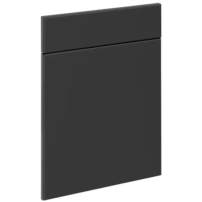 Előlap szekrény Luxeo F16-D60S1-AX vékony keret black