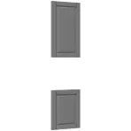 Előlap szekrény Luxeo F13-D60PWN hampton dark grey