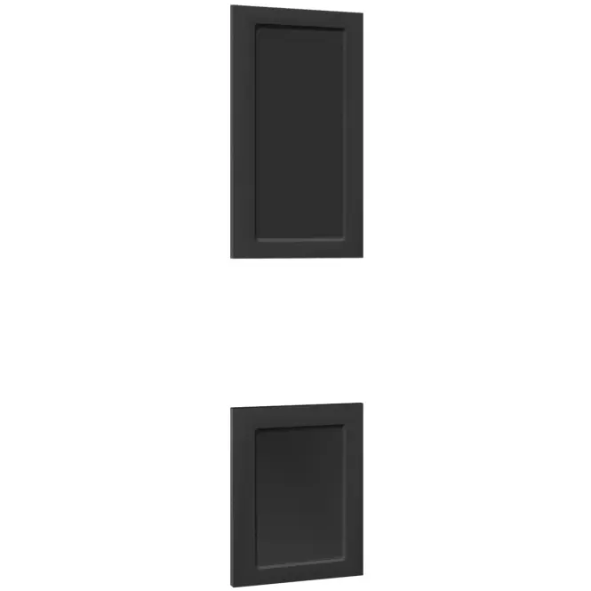 Előlap szekrény Luxeo F15-D60PWN keret black