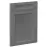 Előlap szekrény Luxeo F15-D60S1-AX keret dark grey