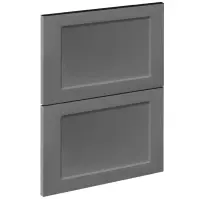 Előlap szekrény Luxeo F15-D60S2_D60S2+1_D60IN-AX keret dark grey