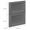 Előlap szekrény Luxeo F15-D60S2_D60S2+1_D60IN-AX keret dark grey,2