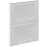 Előlap szekrény Luxeo F15-D60S2_D60S2+1_D60IN-AX keret white