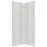 Előlap szekrény Luxeo F02-D90N white lak