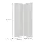 Előlap szekrény Luxeo F02-D90N white lak,2