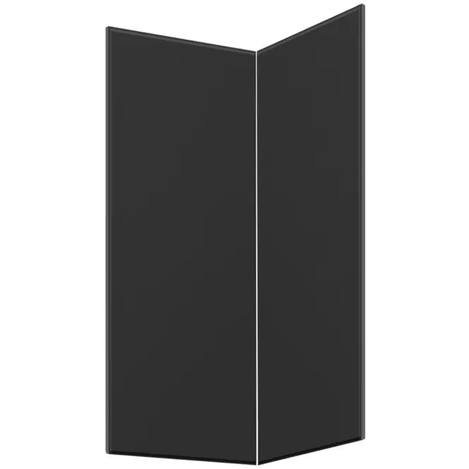 Előlap szekrény Luxeo F16-D90N vékony keret black