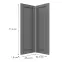 Előlap szekrény Luxeo F13-D90N hampton dark grey,2