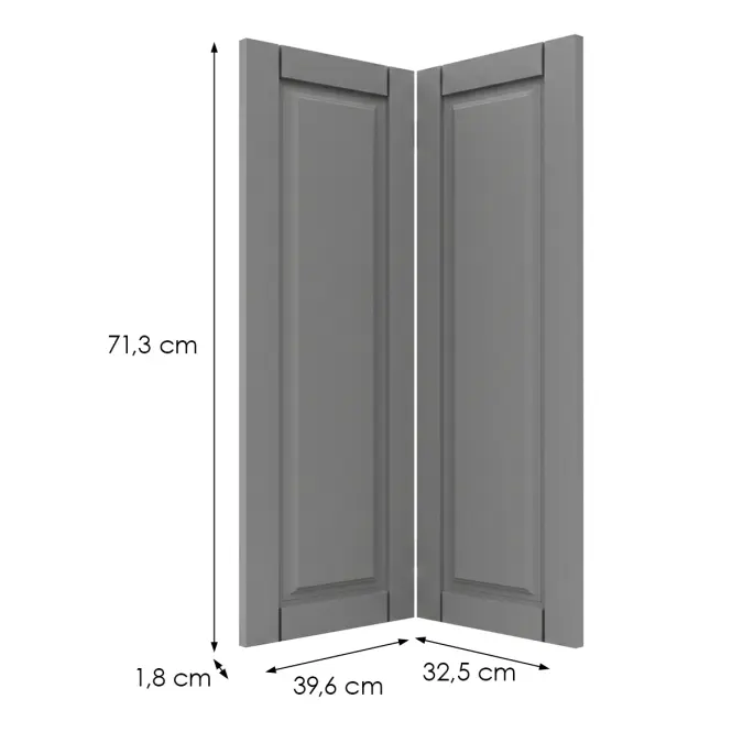 Előlap szekrény Luxeo F13-D90N hampton grey