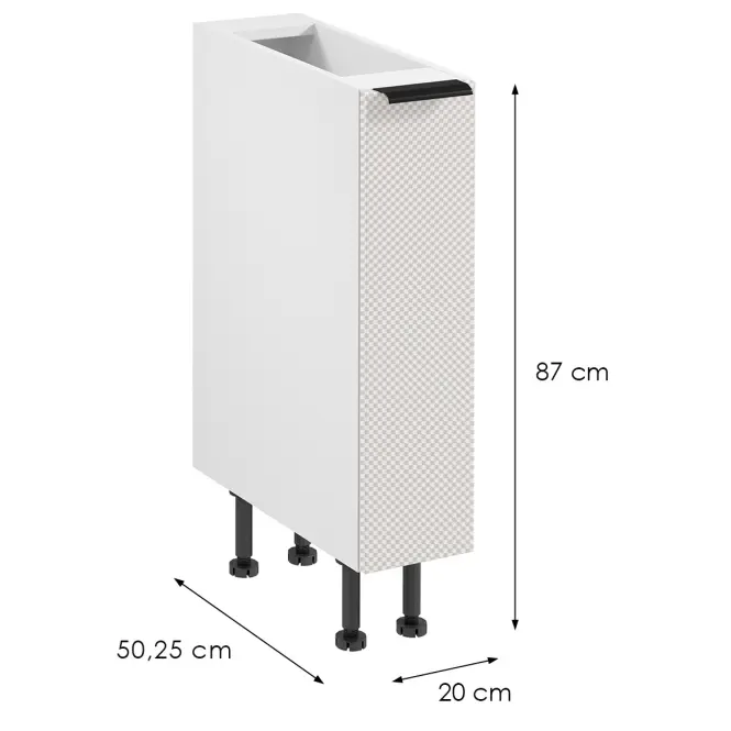 Korpusz Luxeo K04-D20C white,2