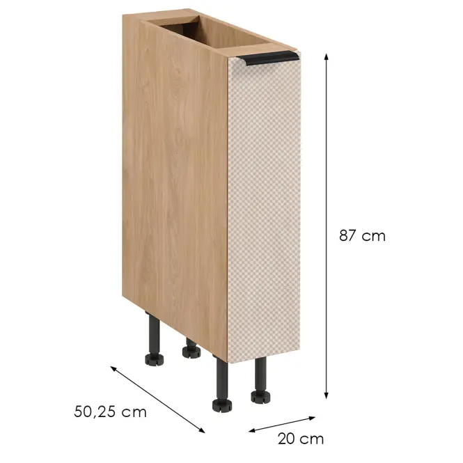 Korpusz Luxeo K04-D20C tölgy puccini,2