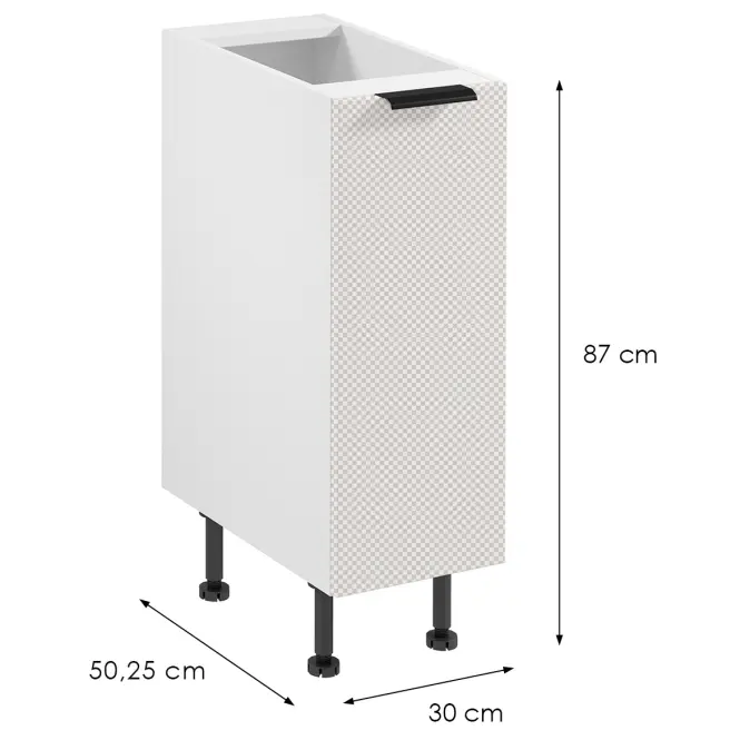 Korpusz Luxeo K04-D30 white,2