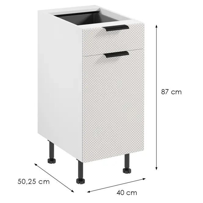 Korpusz Luxeo K04-D40S1-AX white,2