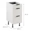 Korpusz Luxeo K04-D40S3-AX white,2