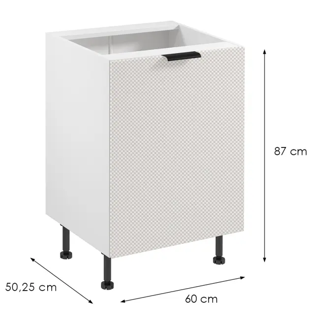 Korpusz Luxeo K04-D60 white,2