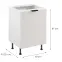 Korpusz Luxeo K04-D60 white,2