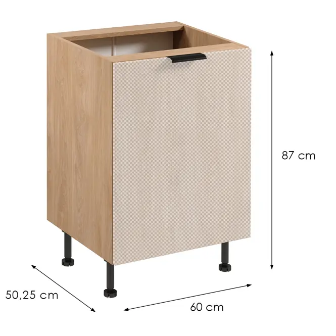 Korpusz Luxeo K04-D60 tölgy puccini,2