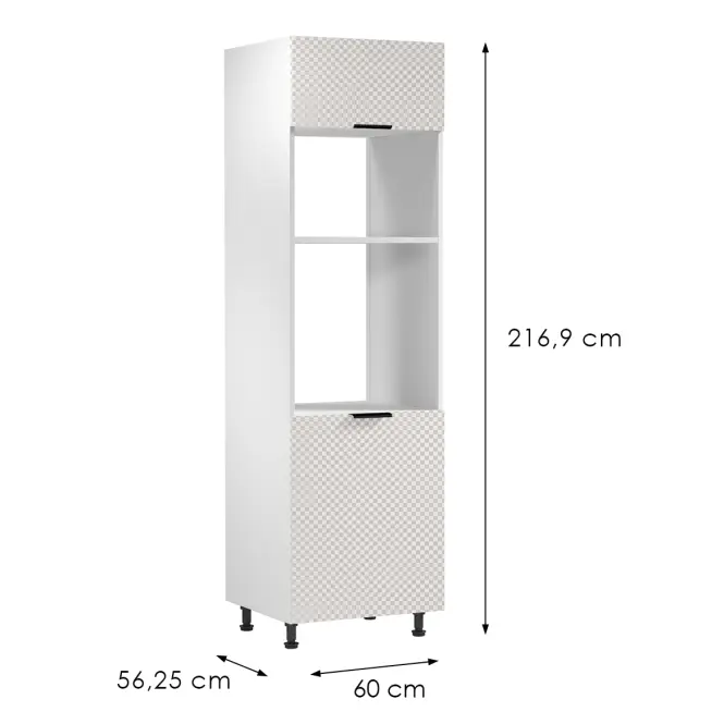 Korpusz Luxeo K04-D60PM white,2
