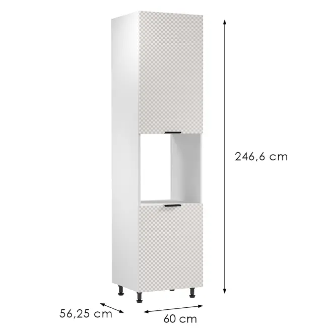 Korpusz Luxeo K04-D60PWN white,2