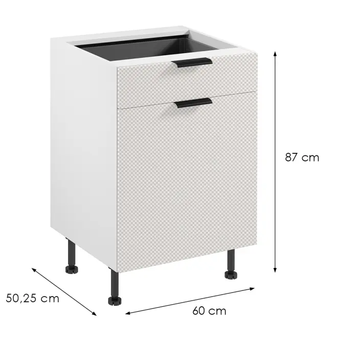 Korpusz Luxeo K04-D60S1-AX white,2