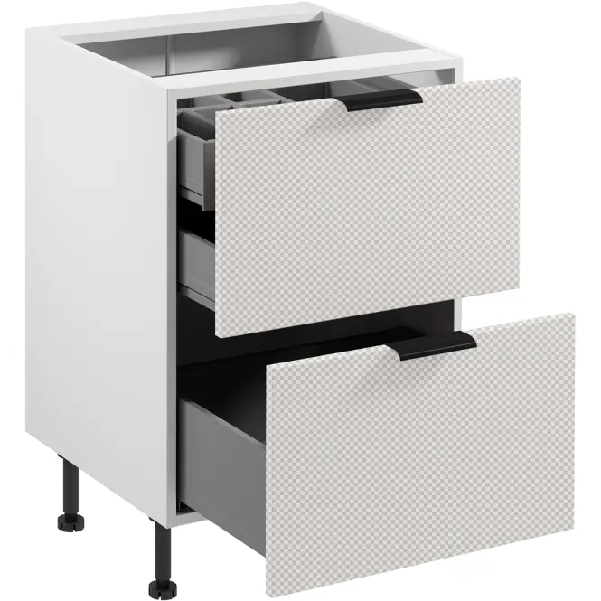 Korpusz Luxeo K04-D60S2+1-AX white,3