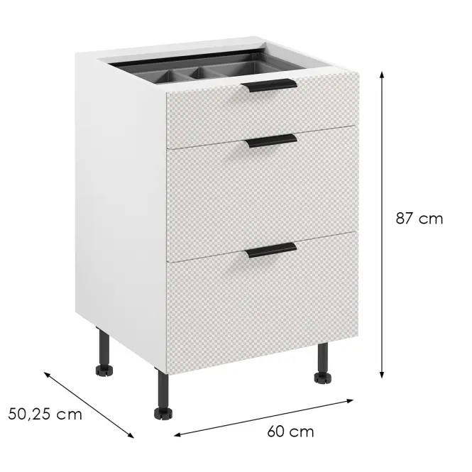 Korpusz Luxeo K04-D60S3-AX white,2