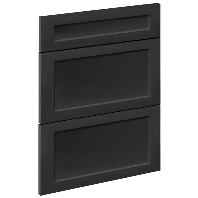Előlap szekrény Luxeo F15-D60S3-AX keret black