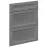 Előlap szekrény Luxeo F15-D60S3-AX keret dark grey