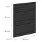 Előlap szekrény Luxeo F13-D60S3-AX hampton black,2