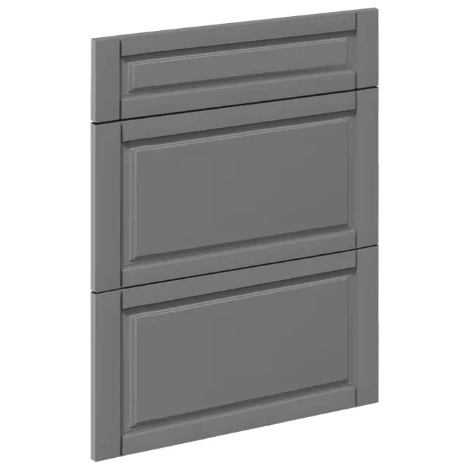 Előlap szekrény Luxeo F13-D60S3-AX hampton dark grey