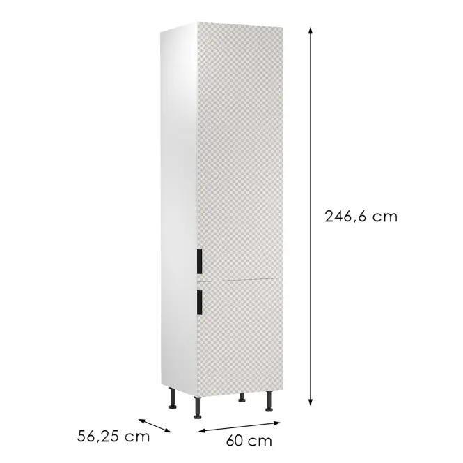 Korpusz Luxeo K04-D60T-AX fehér,2