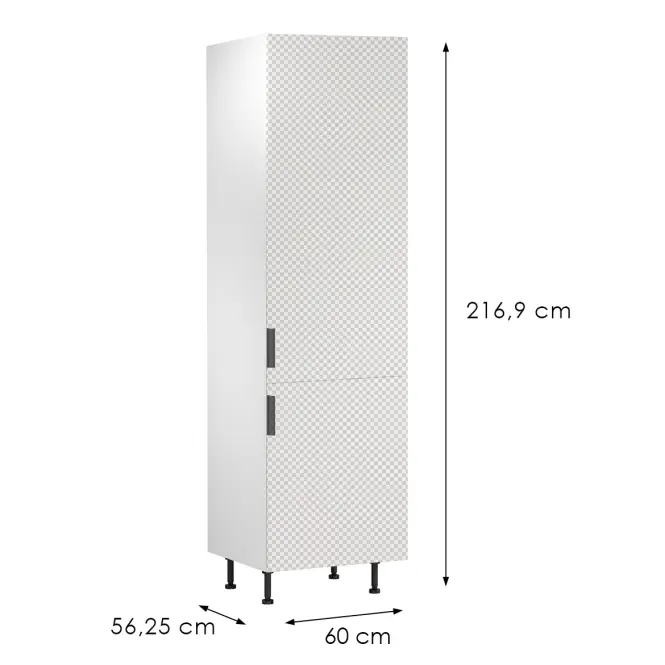 Korpusz Luxeo K04-D60ZL fehér,2