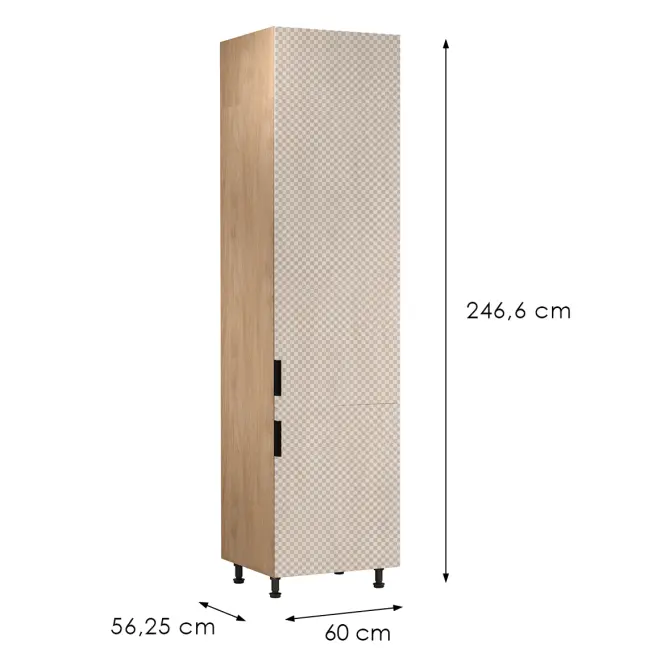 Korpusz Luxeo K04-D60ZLN tölgy puccini,2