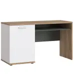 Íróasztal Twenty TWEB01 1D tölgy honey castello/fehér alpesi/grafit szürke