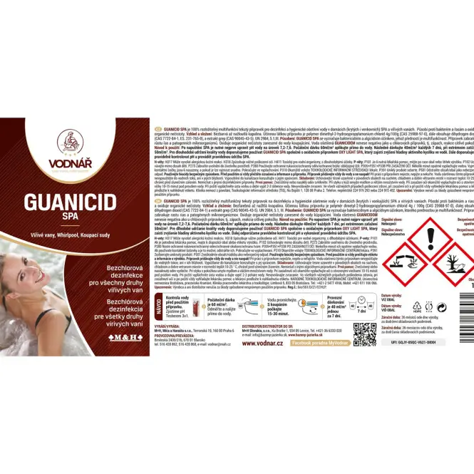 Vodnar Guanicid SPA 1l