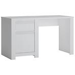 Íróasztal Novi NVIB01 1D1S fehér alpin/pvc fehér szupermat
