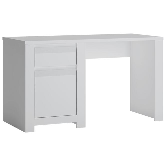 Íróasztal Novi NVIB01 1D1S fehér alpin/pvc fehér szupermat