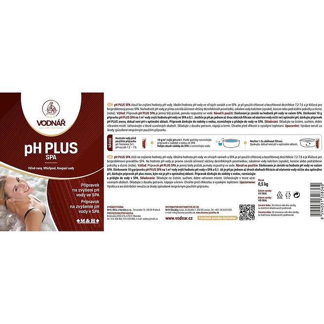 Vodnar pH+ SPA 0,5 kg