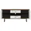 Komód Brolo BROK01 2D2S tölgy catania/fekete gyöngy/mdf fehér HG,3