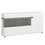 Komód Linate típus 42 3D sz fehér alpesi/szarvasgomba/mdf fehér L