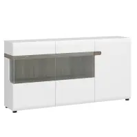 Komód Linate típus 42 3D sz fehér alpesi/szarvasgomba/mdf fehér L