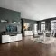 Komód Venezia VENK02 4D2S fehér alpesi/tölgy vicenza fekete/mdf fehér L,4
