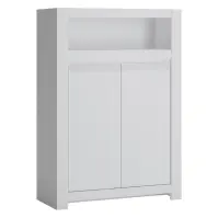 Komód Novi NVIK02 2D fehér alpin/pvc fehér szupermat