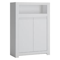 Komód Novi NVIK02 2D fehér alpin/pvc fehér szupermat