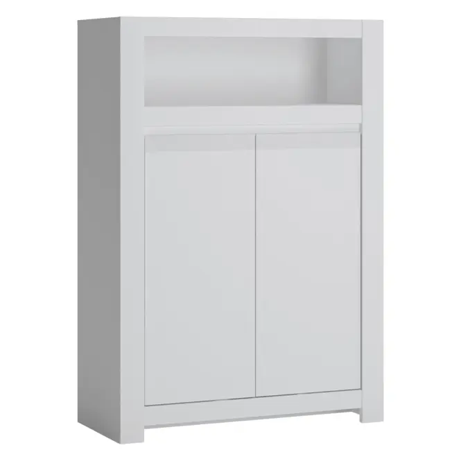 Komód Novi NVIK02 2D fehér alpin/pvc fehér szupermat