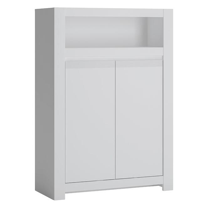 Komód Novi NVIK02 2D fehér alpin/pvc fehér szupermat