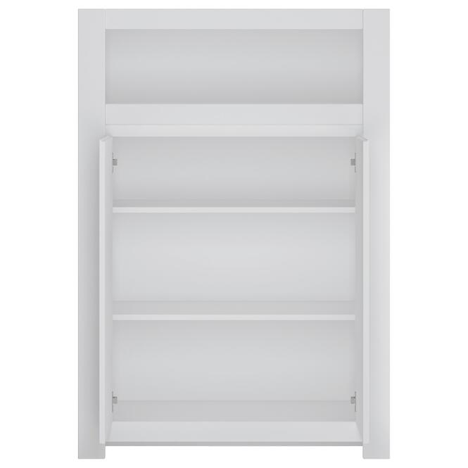 Komód Novi NVIK02 2D fehér alpin/pvc fehér szupermat